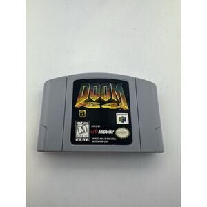 Doom 64 Nintendo 64 N64 Authentic Cleaned Tested Fast Shipping Vintage Gaming